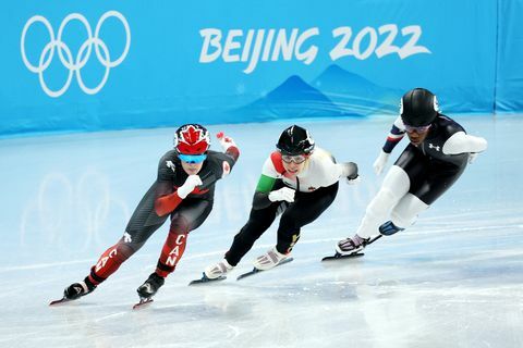 patinage de vitesse sur piste courte Jeux olympiques d'hiver de beijing 2022 jour 1