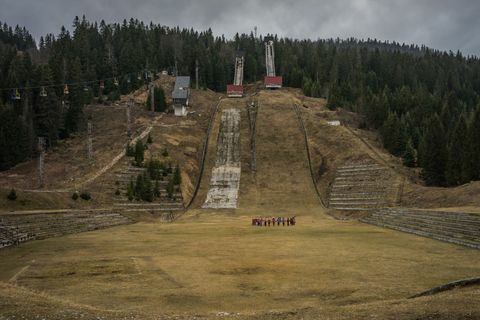 tremplin de saut à ski près de sarajevo