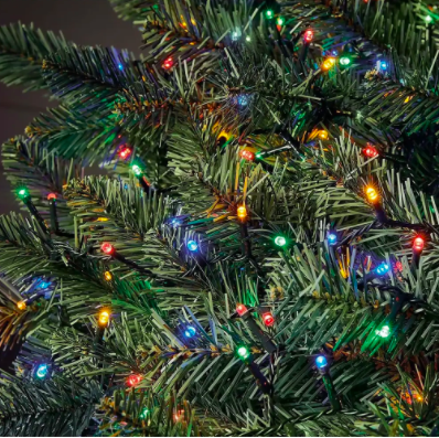 Guirlande lumineuse pour sapin de Noël 600 DEL - Multicolore