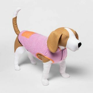 Gilet Sherpa Purple Posies pour Chien et Chat