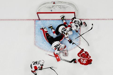 russie suisse hockey féminin groupe a match