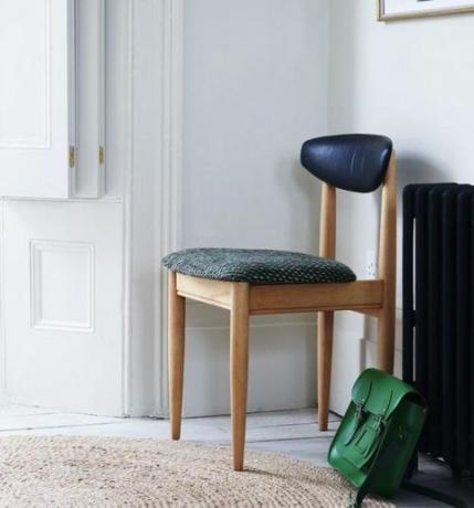 chaise de salle à manger en bois recyclé