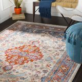 Tapis Veronica en bleu