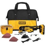 DEWALT Trousse d'outils oscillants sans balais 20V MAX XR avec ensemble d'accessoires 5 pièces (DCS355D1 et DWA4216)