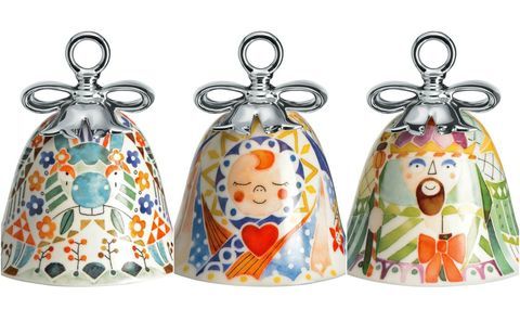 Cloches en porcelaine Sainte Famille de Marcel Wanders d'Alessi