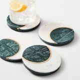 Sous-verres en marbre de lune 