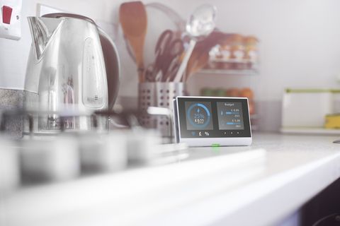 Compteur intelligent dans la cuisine