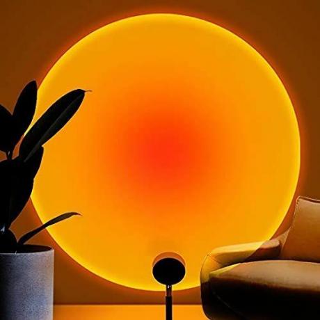 Lampe au coucher du soleil