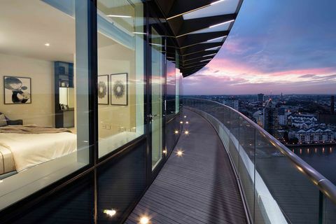 Lombard Wharf - Londres - penthouse - vues - Harrods Estates