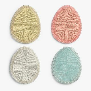 Sous-verres de Pâques, ens.de 4, assortis