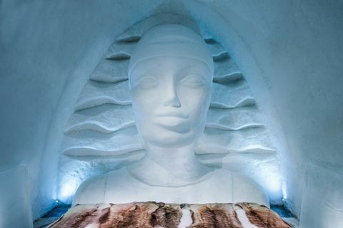 Photo de l'hôtel de glace de Laponie