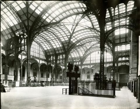 à l'intérieur de la gare de penn